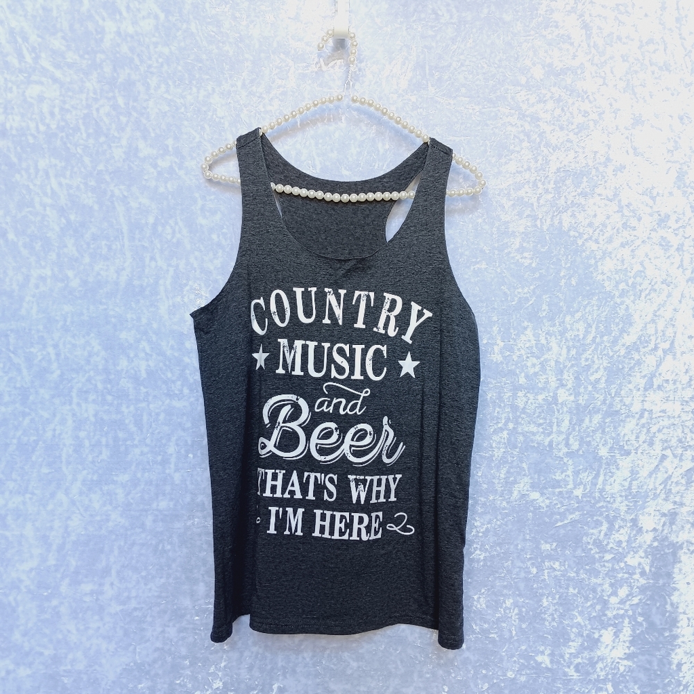Country Music Tank Top Size L